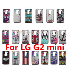 Brand Ultra Thin Owl Cartoon Pattern Matte Hard Plastic Back Case for LG G2 Mini D410 D620 Cell Phone Protective Cover Bags