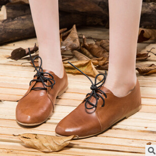 Women's Shoes All-match Women's Genuine Leather Shoes Handmade