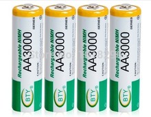 12 x AA 3000mAh 1 2 V Quanlity Rechargeable Battery AA 3000mAh BTY NI MH 1