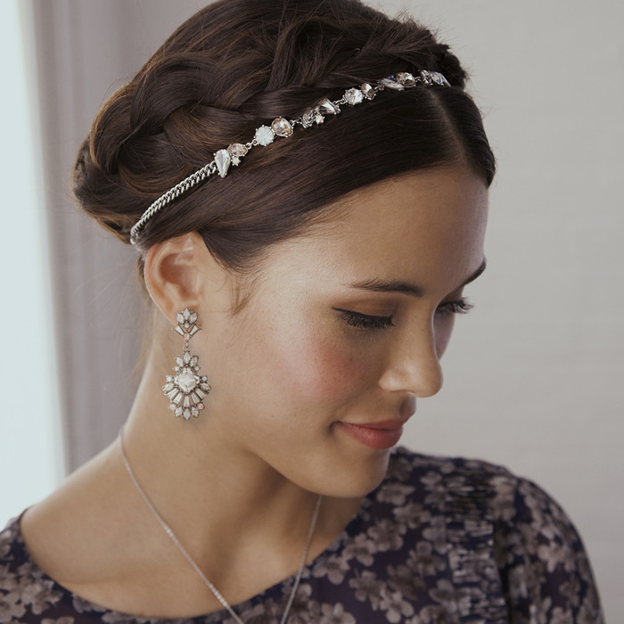 Women Hair Jewelry 2015 New Design Created Crystal Headband Wedding Hair Accessories