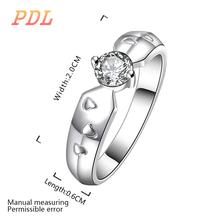 R609 8 Panduola Brand wedding rings lady tungsten ring high quality gold plated ring