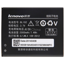 BL192 2000mAh Rechargeable Li ion Battery for Lenovo A750 A300 Mobile Phone Battery