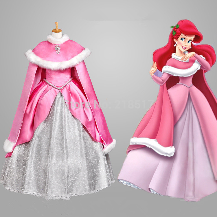 Princess ariel halloween costume for adults