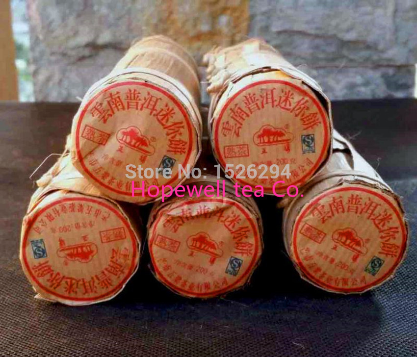 2015 Promotion Wholesale 200g Chinese pu er tea puerh Free shipping Pu er health care the