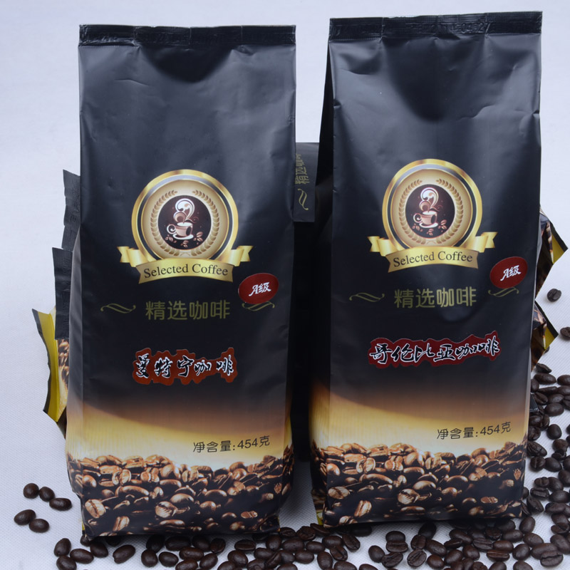 Coffee Beans New 2015 Food coffee gusto Medellin Sumatra coffee beans baked 454 g Free shipping