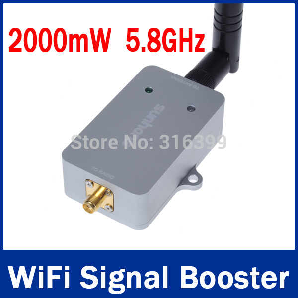 5 8GHz 2000mW WiFi Signal Booster 2000mW 2W 5 0GHz 150Mbps Broadband Sunhans WiFi Amplifiers Booster