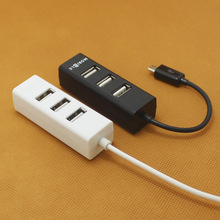 OTG Function 4 Port HUB Splitter Super Speed Mini Micro USB 2 0 Cable Adapter Converter