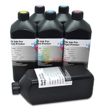 6 Liters C/M/Y/K/LC/LM UV curable ink Compatible for Epson LED UV Printer for 3D printing