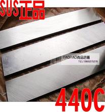 Sus auténtico reglamentos militares endurecimiento material material de acero inoxidable 440C cuchillas de acero inoxidable de bricolaje cuchillos kn