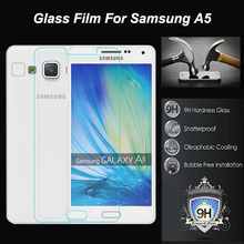 Ultra slim 0.26mm Mobile Phone Protector Screen Explosion-proof Tempered Glass Film for Samsung Galaxy A5 / A500F
