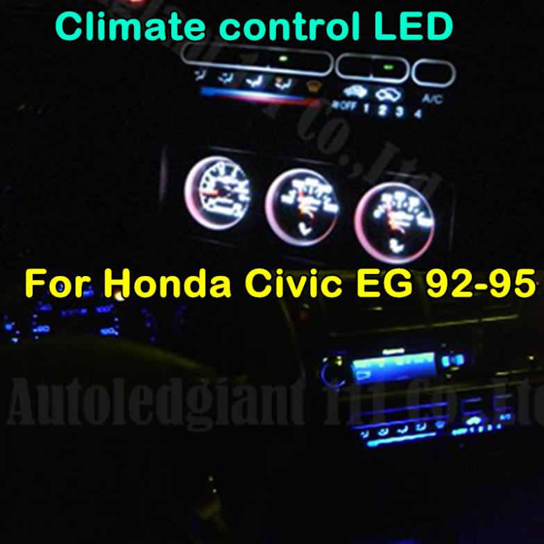 Источник света для авто Eco-Fri LED Honda Civic EG 1992 1993 1994 1995 источник света для авто eco fri led 2 7colors 12v t10 w5w ferrari 348 gtb gts ts 512 tr