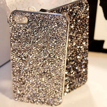 New Fashional 3D Hi-Q Luxury Bling Rhinestone Case Cover For apple phone iphone 5 PT4003