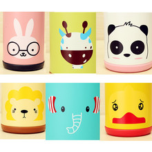 Top Quality 500ml Colourful Cute Cartoon Animal Kid Vacuum Flasks Thermoses Insulated Mug Milk Water Tea