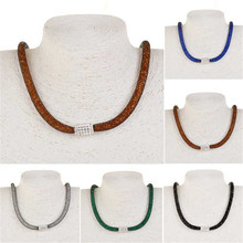 Charm Soft Weave Chain Necklace Pendants For Men Women Classics Fashion Jewelry Multicolored Necklace Hot Sale