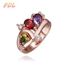 PDL Brand rings for men exaggeration tungsten ring for women blue rings