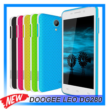 Original DOOGEE DG280 LEO DG280 4.5 inch Android 4.4 Smart Phone MTK6582 Quad Core 1.3GHz 1GB RAM 8GB ROM Dual SIM GSM & WCDMA