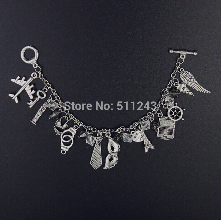 Anna Trilogy SALE 50 Shades of Grey Laters Baby Fifty Charm Bracelet 