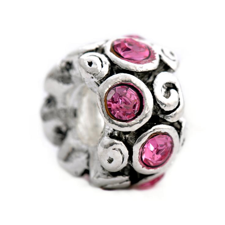 free shipping 1pc Amazing Europe Bead Charm 925 Silver Bead Fit pandora bracelets bangles Necklace H389