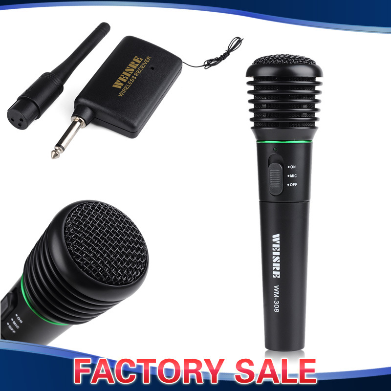 Купить Беспроводной handheld микрофон mic приемника системы ООН ...