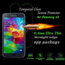 Clear Tempered Glass Screen Protector Cover 0 4mm 9H Hardness for Samsung Galaxy S5 i9600