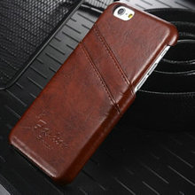 New arrival Leather back case for iPhone 6,in stock in USA,Back Cover For iPhone 6 with card slots+fast shipping