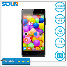 Original THL 5000 MTK6592T Octa Core Phone Android 4.4 5″ IPS 13.0MP Coning Gorilla Glass 16GB ROM NFC cellphone
