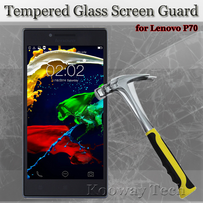 For Original Lenovo P70 Cell Phones Screen Protector 9H Hardness Tempered Glass LCD Guard Cover for