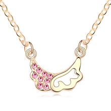 T100615 AAA Grade Crystal necklace – Trainee Cupid ( Light Rose ) over $15 mixed order free shipping