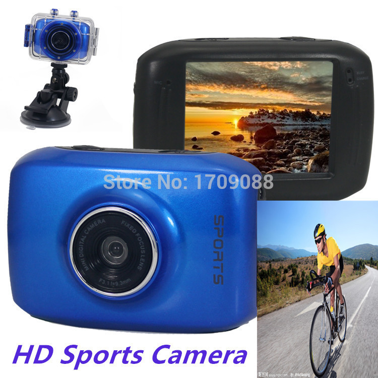 Waterproof sports camera DVR HD Helmet Camera Mini DV camcorder operation outdoor hot digital camera free