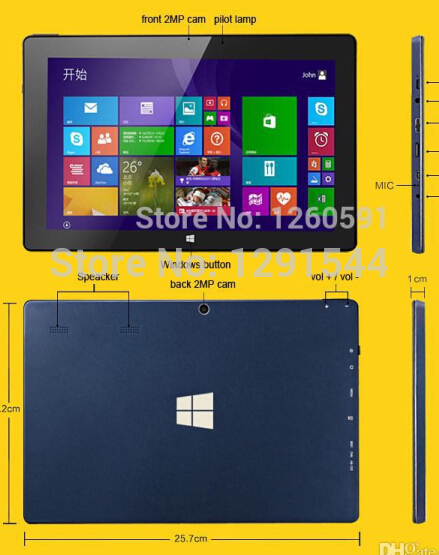 Windows 8 1 Win 8 win8 Quad Core10 1 inch 2G 32G IPS Tablet PC Netbook