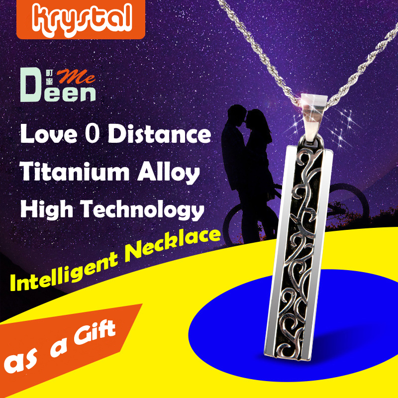 Wonderful Electronic Intelligent Pendant Metal Multi function Unisex Fashion Smart Necklace for NFC Phone Lover Romantic