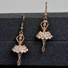2015 Fashion Earrings for Women Gold Plated Rhinestone Crystal Eardrop Hook Stud Earrings Ear Brincos Jewelry
