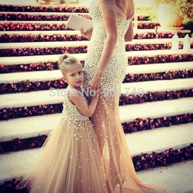 Mother daughter matching dress