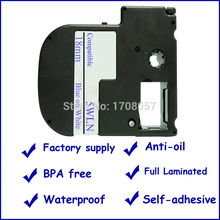 (Freeshipping) Laminated 18mm Blue on White Compatible Epson Common Tape Label LC-5WLN