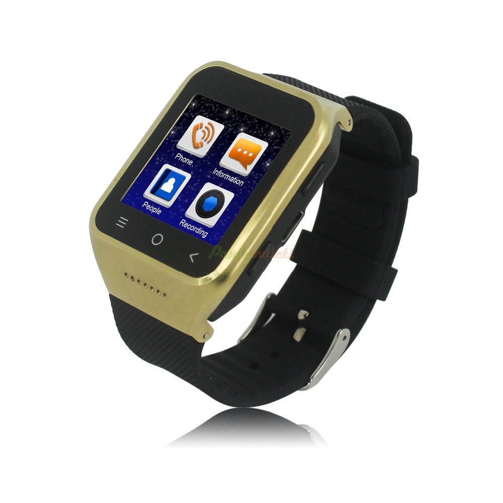 ZGPAX S8 Watch Phone Android 4 4 MTK6572W Dual Core 1 54 Inch 3G 512MB 8GB