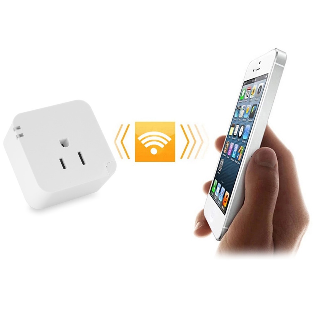 Wifi Cell Phone Wireless Remote Repeater Power Socket Switch Adapter Smart Plug US AH005