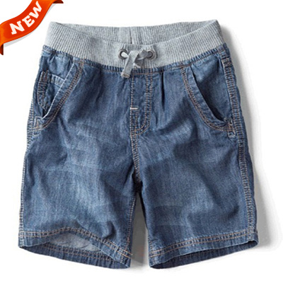Good quality summer children s clothing shorts male female denim suspenders shorts baby bib pants