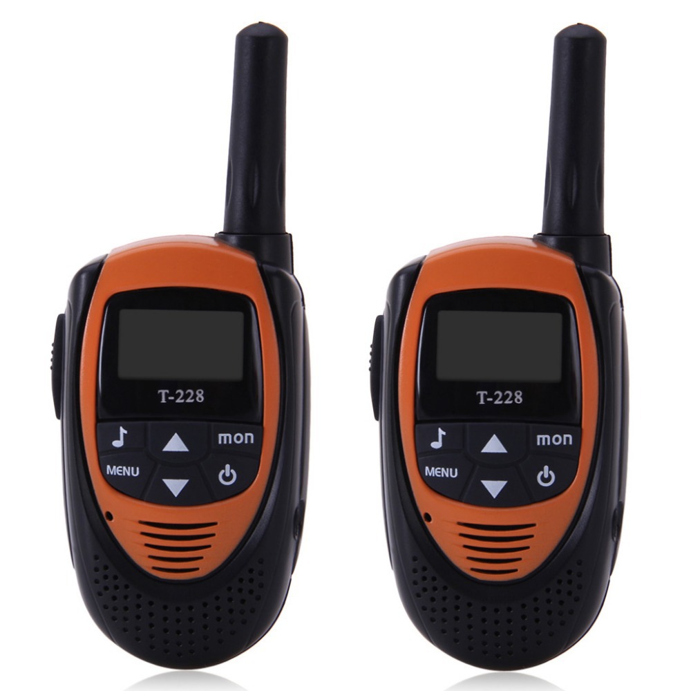 Brand FLOUREON 22 Channel Twin Portable Radio Walkie Talkies UHF462 467MHz 2 Way 3KM Interphone Handheld