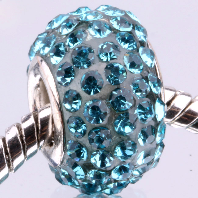 Z077 925 sterling silver DIY thread CZ Crystal Beads Charms fit Europe pandora Bracelets necklaces epmangta