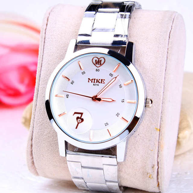 Buy men's fashion casual watches Full stainless steel quartz watches ...