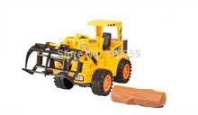 New Wired Control Grab Log Truck timber grab Truck 4 wheel Log Fork Truck Engineering truck