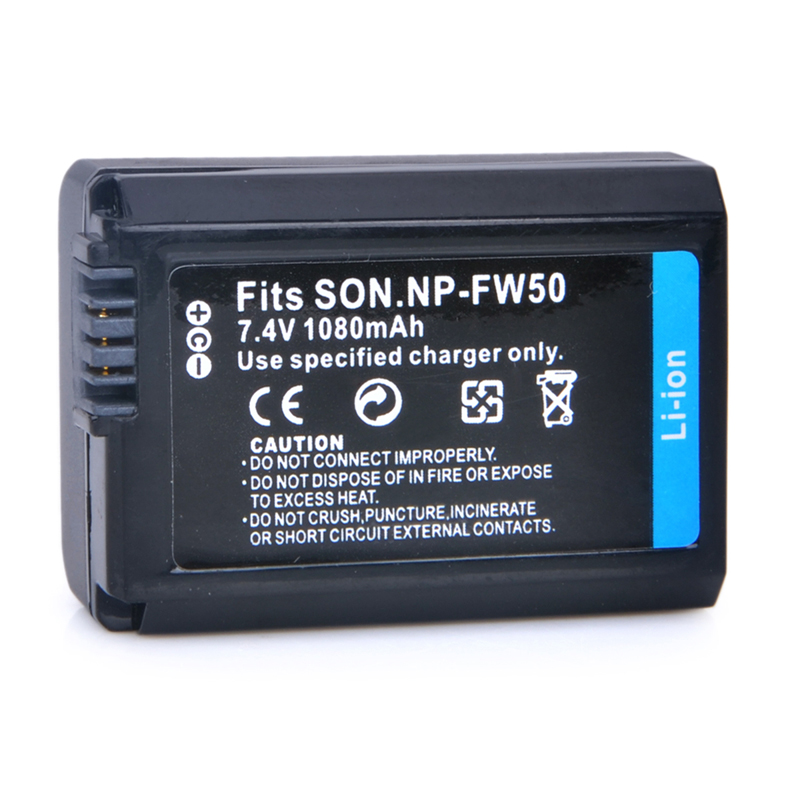   NP-FW50  Sony NEX-3 NEX-5 NEX-6  33 35 A55  