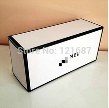 3 grid fashion brand dressing storage box high grade acrylic jewelry box cosmetic box cosmetic storage