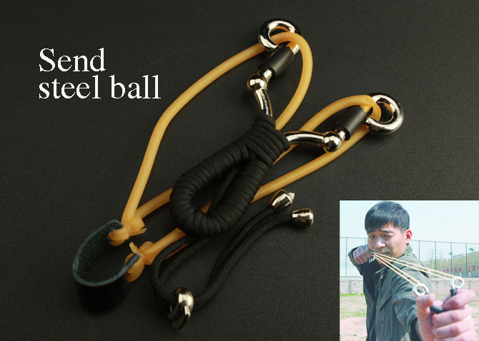 Powerful Steel Slingshot Hunting w h Free shipping alloy slingshot bow hunting Traditional toys slingshot large
