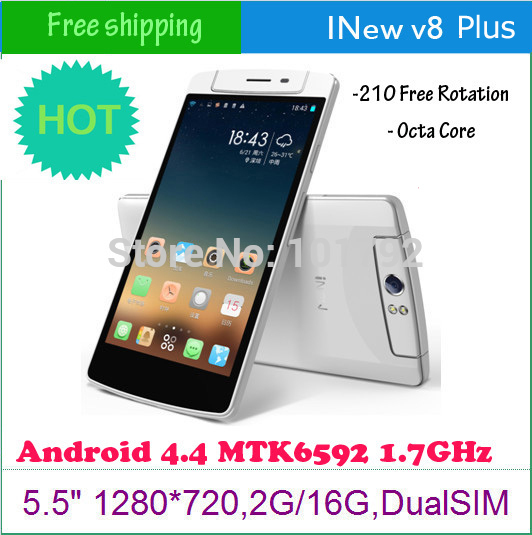 Original Inew V8 Plus MTK6592 Octa Core 5 5inch HD Mobile Phone Android4 4 2GB RAM