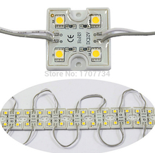 5050 4 из светодиодов модули водонепроницаемый IP65 DC12V желтый / зеленый / красный / синий / белый / теплый белый бесплатная доставка