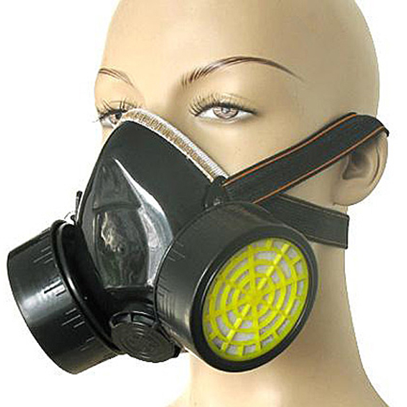 Free Shipping NEW Anti Dust Paint Respirator Mask Chemical Gas gib