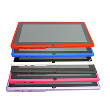Free shipping 7″ Q88 Allwinner A23 Dual Core 1.5GHz Six Colors Q88 7 inch Tablet PC 800 x 480 Dual Camera 2500mAh 8GB