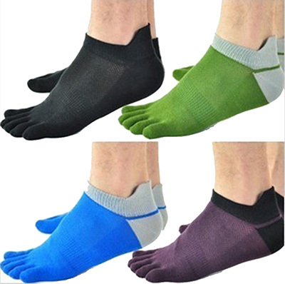 1 Pair Lot New Men s Socks Cotton Meias Sports Five Finger Socks Toe Socks For