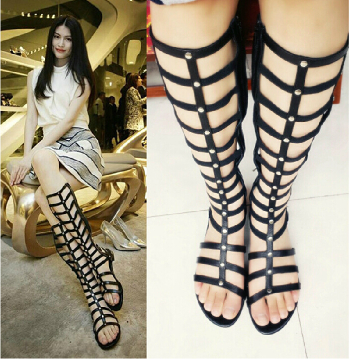 Style 2015 Cool Gladiator Sandals Women Fashion Summer Boots Sandals ...